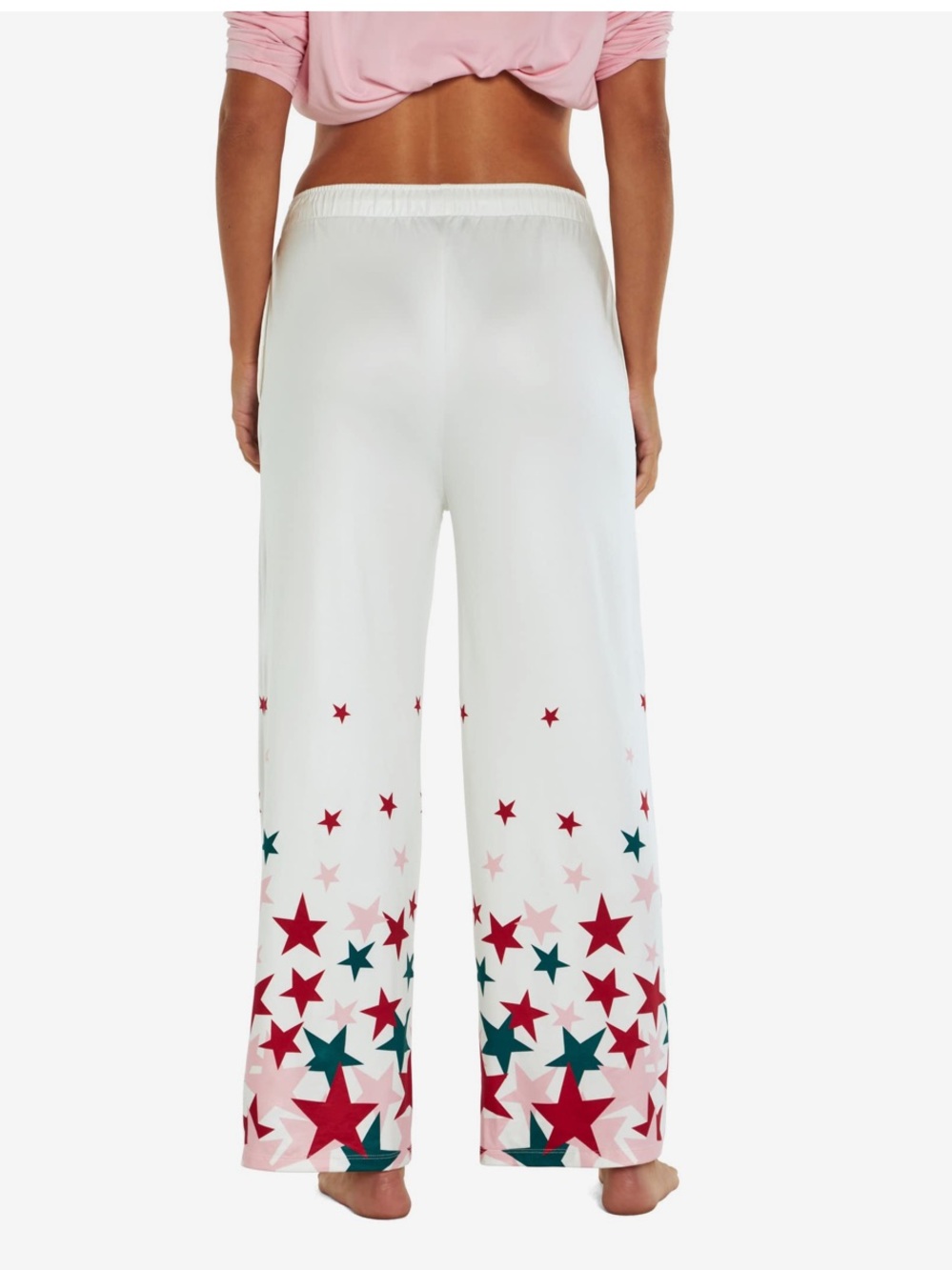 Wildfox Intimates Wake Up Prosecco Star Pajama Wide Leg Lounge Pants Large